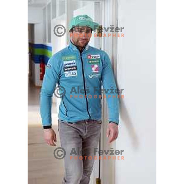 Gorazd Bertoncelj, new head coach of Slovenia Ski jumping team during press conference in Ljubljana, Slovenia on April 5, 2018