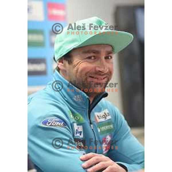 Gorazd Bertoncelj, new head coach of Slovenia Ski jumping team during press conference in Ljubljana, Slovenia on April 5, 2018