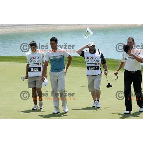 Gaber Burnik, Matjaz Gojcic, Maritz at 18th green in Fontana, Austria, 2007 