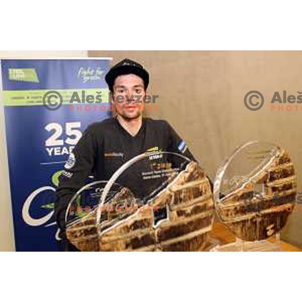 Primoz Roglic , ambassador of Tour of Slovenia 2018 during press conference before the race in Ljubljana, Slovenia on April 13, 2018