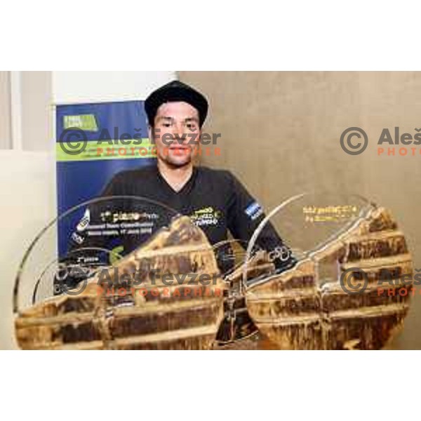Primoz Roglic , ambassador of Tour of Slovenia 2018 during press conference before the race in Ljubljana, Slovenia on April 13, 2018