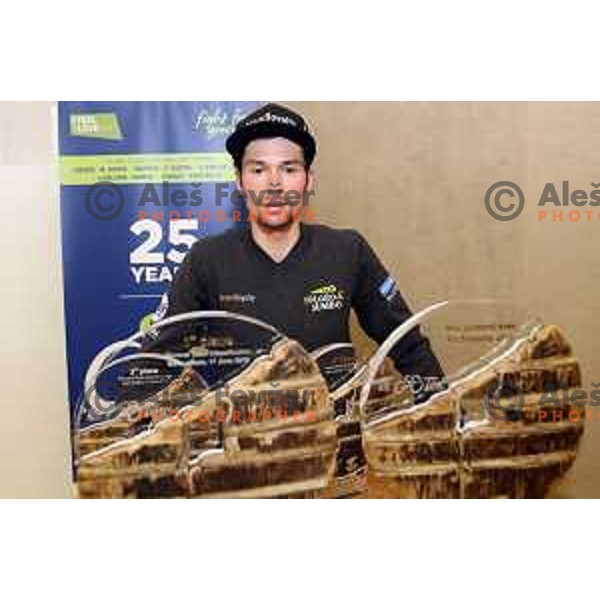 Primoz Roglic , ambassador of Tour of Slovenia 2018 during press conference before the race in Ljubljana, Slovenia on April 13, 2018