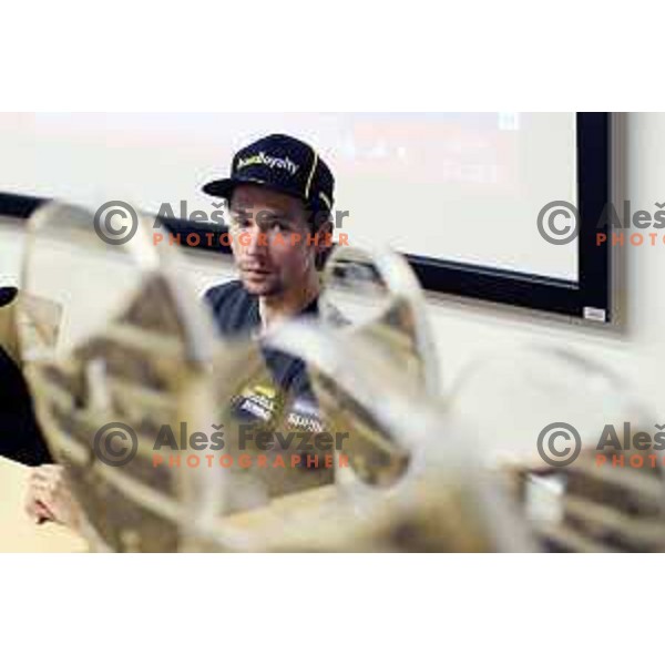 Primoz Roglic , ambassador of Tour of Slovenia 2018 during press conference before the race in Ljubljana, Slovenia on April 13, 2018