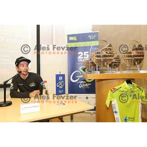 Primoz Roglic , ambassador of Tour of Slovenia 2018 during press conference before the race in Ljubljana, Slovenia on April 13, 2018