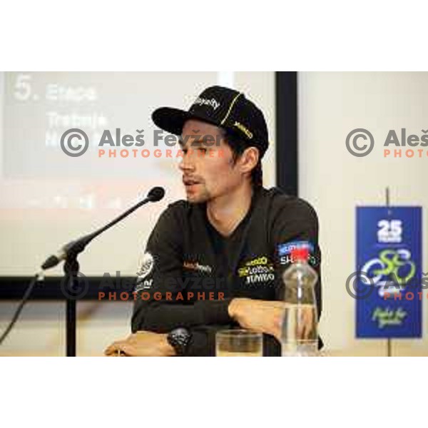 Primoz Roglic , ambassador of Tour of Slovenia 2018 during press conference before the race in Ljubljana, Slovenia on April 13, 2018