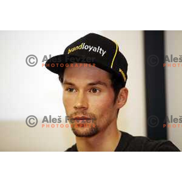 Primoz Roglic , ambassador of Tour of Slovenia 2018 during press conference before the race in Ljubljana, Slovenia on April 13, 2018
