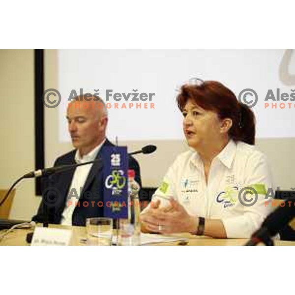 Mojca Novak during Tour of Slovenia 2018 press conference in Ljubljana, Slovenia on April 13, 2018