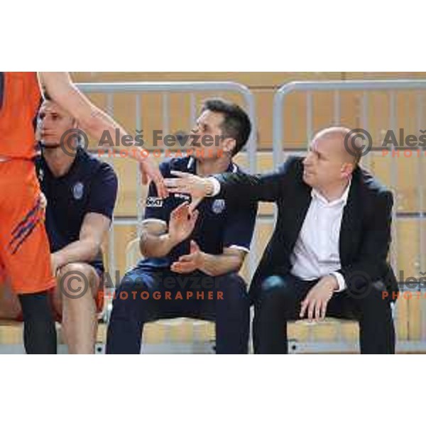 Matej Avanzo during Nova KBM league basketball match between Sixt Primorska-Helios Suns in Arena Bonifika in Koper, Slovenia on April 21, 2018