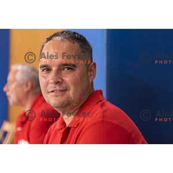 Branko Tamse, head coach of Celje Pivovarna Lasko during Slovenian Cup Final match between Krka and Celje PL, in Ljutomer, on April 22, 2018