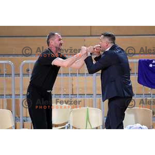 Jovan Beader during Nova KBM league basketball match between Sixt Primorska-Helios Suns in Arena Bonifika in Koper, Slovenia on April 21, 2018