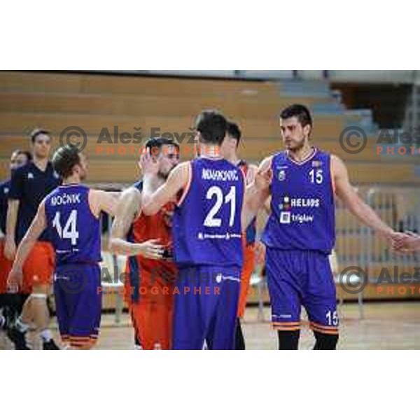 in action during Nova KBM league basketball match between Sixt Primorska-Helios Suns in Arena Bonifika in Koper, Slovenia on April 21, 2018