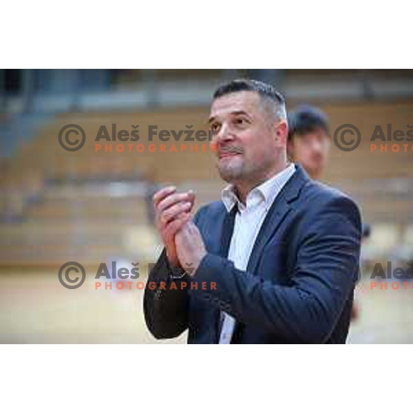 Jovan Beader during Nova KBM league basketball match between Sixt Primorska-Helios Suns in Arena Bonifika in Koper, Slovenia on April 21, 2018
