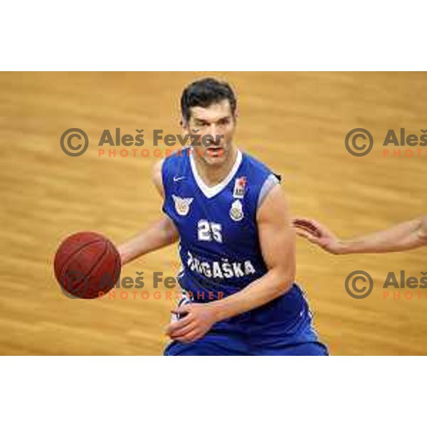 of Helios Suns in action during Nova KBM league basketball match between Helios Suns and Rogaska in Domzale Sports Hall, Slovenia on April 28, 2018
