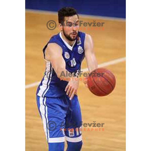 of Helios Suns in action during Nova KBM league basketball match between Helios Suns and Rogaska in Domzale Sports Hall, Slovenia on April 28, 2018