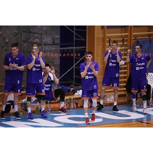 of Sencur GGD in action during Nova KBM league basketball match between Sencur GGD and Helios Suns in Sencur Sports Hall, Slovenia on April 30, 2018