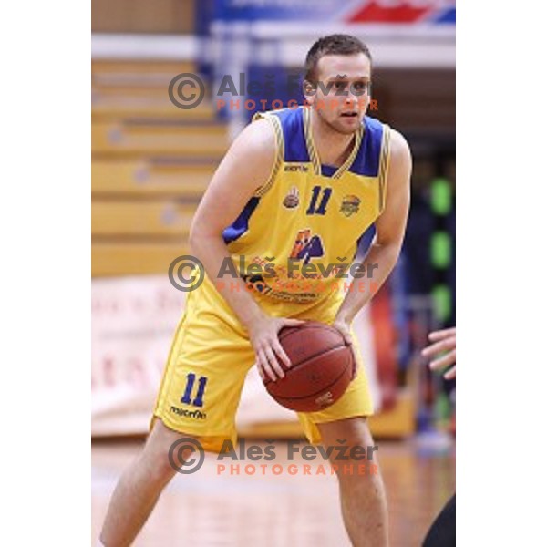 of Sencur GGD in action during Nova KBM league basketball match between Sencur GGD and Helios Suns in Sencur Sports Hall, Slovenia on April 30, 2018