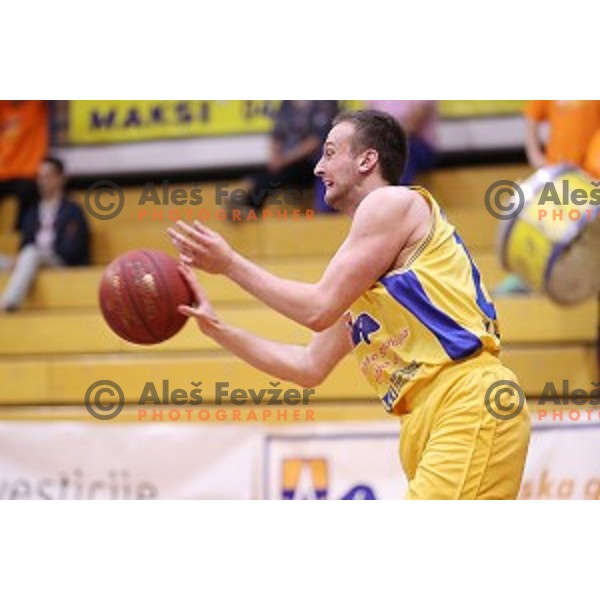 of Sencur GGD in action during Nova KBM league basketball match between Sencur GGD and Helios Suns in Sencur Sports Hall, Slovenia on April 30, 2018