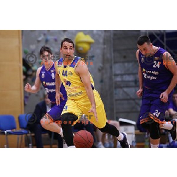 of Sencur GGD in action during Nova KBM league basketball match between Sencur GGD and Helios Suns in Sencur Sports Hall, Slovenia on April 30, 2018