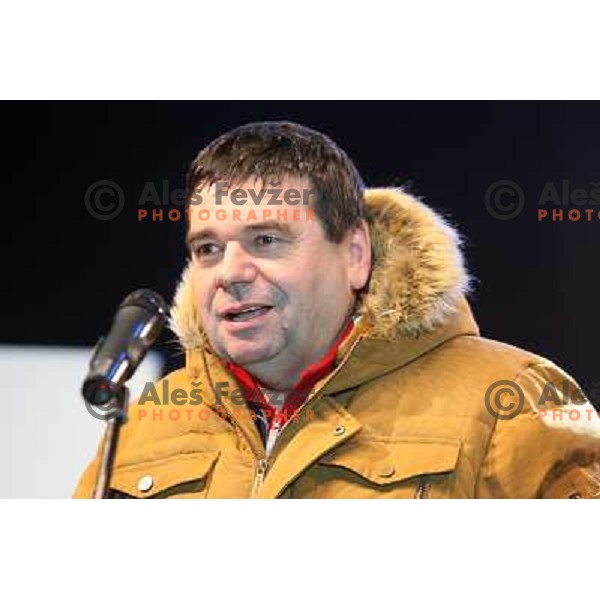 at public draw of starting numbers for 44.Golden Fox Audi FIS Alpine Ski World Cup Giant Slalom in Maribor11.1.2007. Photo by Ales Fevzer 