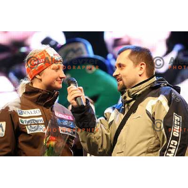 at public draw of starting numbers for 44.Golden Fox Audi FIS Alpine Ski World Cup Giant Slalom in Maribor11.1.2007. Photo by Ales Fevzer 