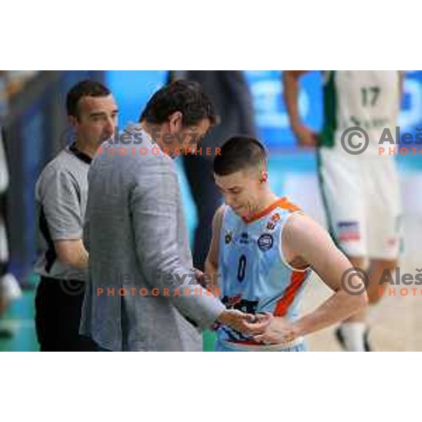 Jurica Golemac during semi-final of Nova KBM league basketball match between Krka and Sixt Primorska in Novo Mesto, Slovenia on May 12, 2018