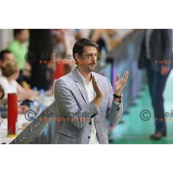 Jurica Golemac during semi-final of Nova KBM league basketball match between Krka and Sixt Primorska in Novo Mesto, Slovenia on May 12, 2018