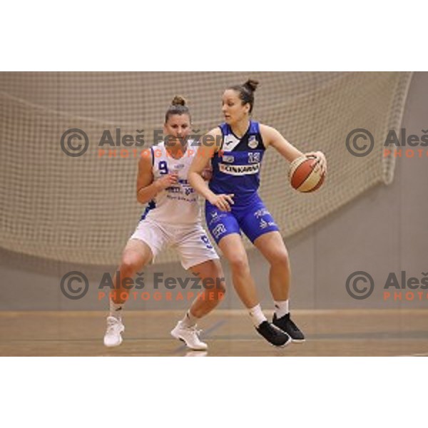 action during second match of the Final of Slovenian Women\'s basketball league between Triglav and Cinkarna Celje in Kranj on May 15, 2018