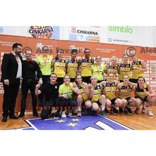Final of Slovenian Women\'s basketball Championship match between Cinkarna Celje and Triglav in Celje on May 18, 2018