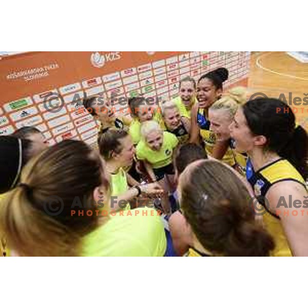Final of Slovenian Women\'s basketball Championship match between Cinkarna Celje and Triglav in Celje on May 18, 2018