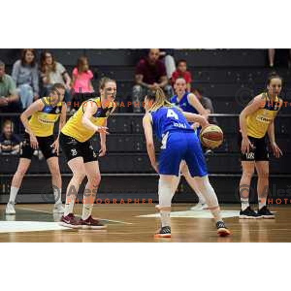 Final of Slovenian Women\'s basketball Championship match between Cinkarna Celje and Triglav in Celje on May 18, 2018
