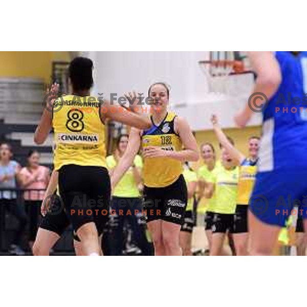 Final of Slovenian Women\'s basketball Championship match between Cinkarna Celje and Triglav in Celje on May 18, 2018