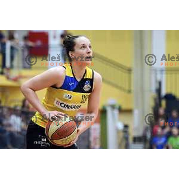 Final of Slovenian Women\'s basketball Championship match between Cinkarna Celje and Triglav in Celje on May 18, 2018