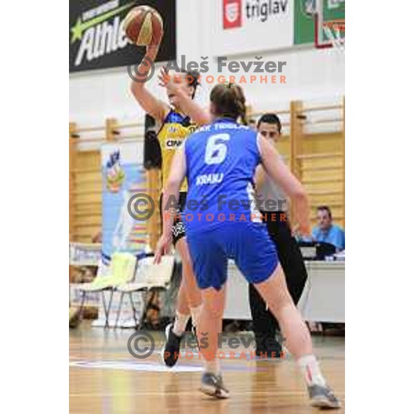 Final of Slovenian Women\'s basketball Championship match between Cinkarna Celje and Triglav in Celje on May 18, 2018