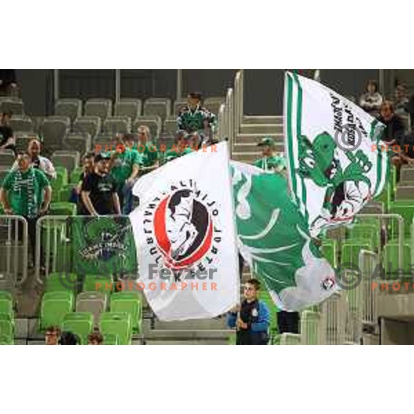 action during the Final of Nova KBM league basketball match between Petrol Olimpija and Krka in Stozice, Ljubljana, Slovenia on May 19, 2018