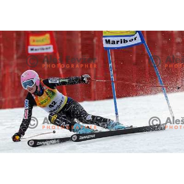 Mcjames at first run of 44.Golden Fox Audi FIS Alpine Ski World Cup Giant Slalom in Maribor11.1.2007. Photo by Ales Fevzer 