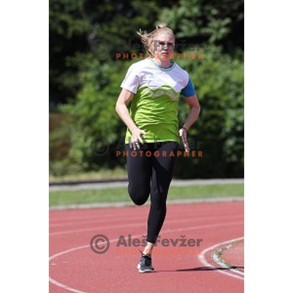 Maja Mihalinec, member of Slovenia Athletics team