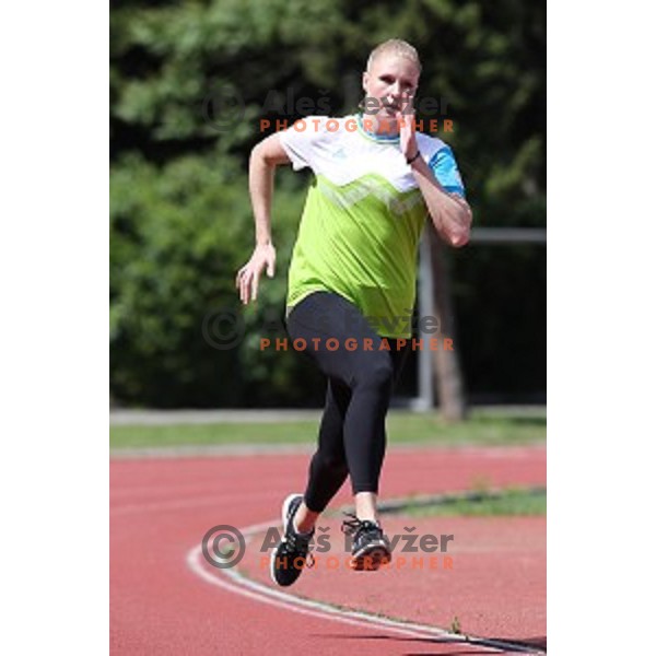 Maja Mihalinec, member of Slovenia Athletics team