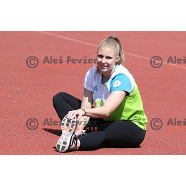 Maja Mihalinec, member of Slovenia Athletics team