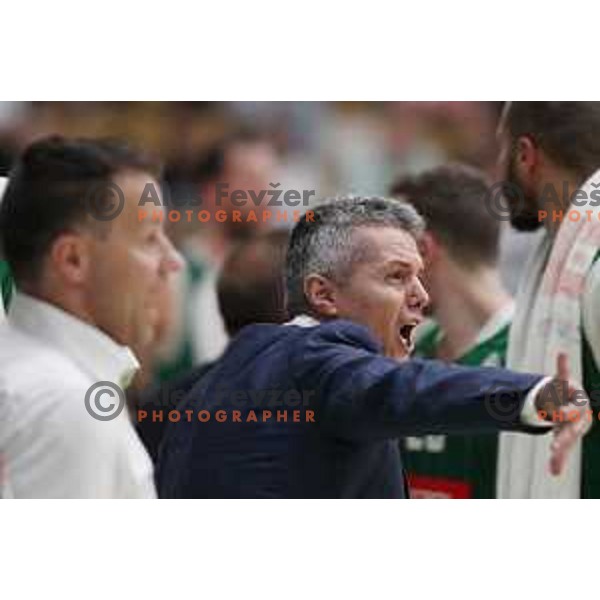 action during the Final of Nova KBM league basketball match between Krka and Petrol Olimpija in Novo Mesto, Slovenia on May 27, 2018