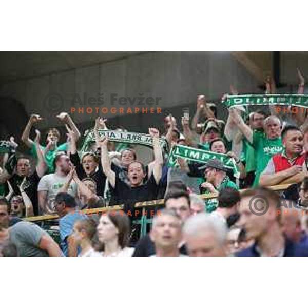 action during the Final of Nova KBM league basketball match between Krka and Petrol Olimpija in Novo Mesto, Slovenia on May 27, 2018