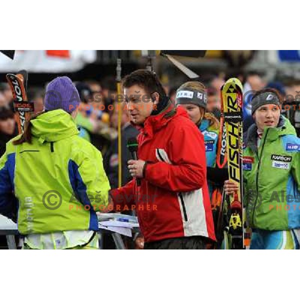 Jure Tepina after second run of 44.Golden Fox Audi FIS Alpine Ski World Cup Giant Slalom in Maribor11.1.2007. Photo by Ales Fevzer 