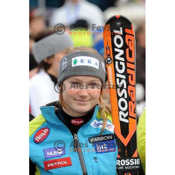after second run of 44.Golden Fox Audi FIS Alpine Ski World Cup Giant Slalom in Maribor11.1.2007. Photo by Ales Fevzer 