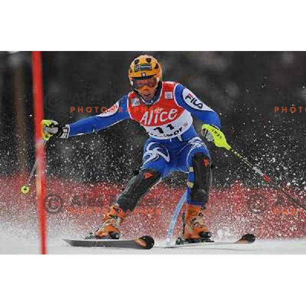 Chiara Costazza in first run of 44.Golden Fox Audi FIS Alpine Ski World Cup Slalom in Maribor13.1.2007. Photo by Ales Fevzer 