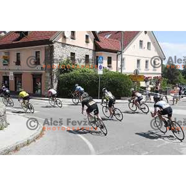 Marathon Franja UCI Gran Fondo World Tour Ljubljana-Vrhnika-Cerkno-Skofja Loka-Ljubljana 156 km , Slovenia on June 10, 2018