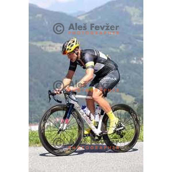 Alexander Stevens (GER), winner of Marathon Franja UCI Gran Fondo World Tour Ljubljana-Vrhnika-Cerkno-Skofja Loka-Ljubljana 156 km , Slovenia on June 10, 2018