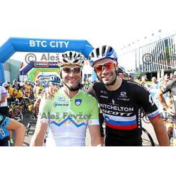 Luka Mezgec at Marathon Franja UCI Gran Fondo World Tour Ljubljana-Vrhnika-Cerkno-Skofja Loka-Ljubljana 156 km , Slovenia on June 10, 2018