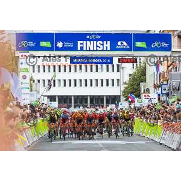 during Stage 1 of 25th Tour de Slovenia 2018 cycling race between Lendava and Murska Sobota, Slovenia on June 13, 2018