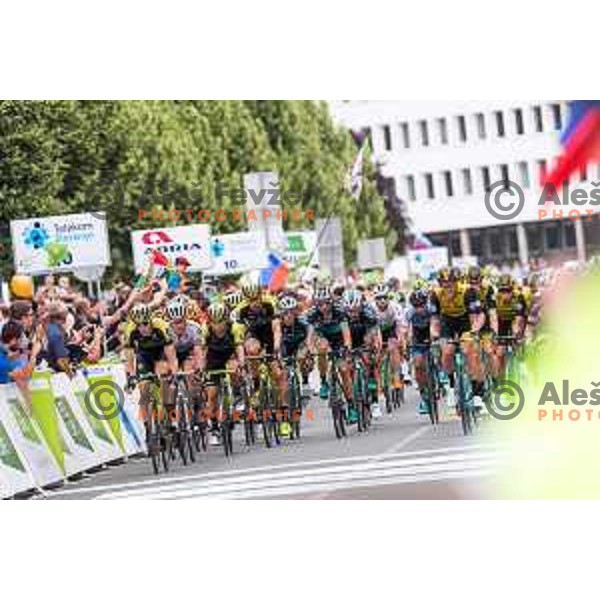 during Stage 1 of 25th Tour de Slovenia 2018 cycling race between Lendava and Murska Sobota, Slovenia on June 13, 2018