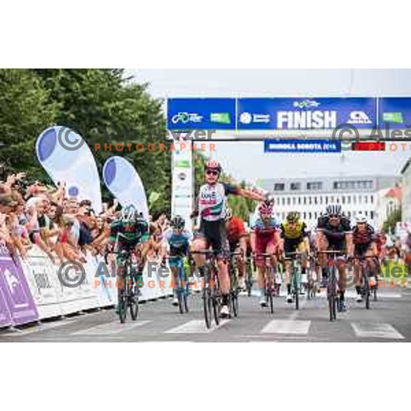 Simone Consonni, winner of first stage on 25th Tour de Slovenia 2018 cycling race between Lendava and Murska Sobota, Slovenia on June 13, 2018