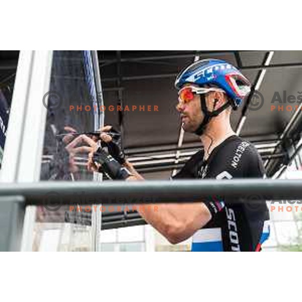 Luka Mezgec during Stage 2 of 25th Tour de Slovenie 2018 cycling race between Maribor and Rogaska Slatina, Slovenia on June 14, 2018